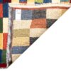 Persian Gabbeh Wool Rug Authentic Handwoven in Fars Checkered