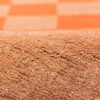 Persian Gabbeh Wool Rug Handwoven in Fars Striped Orange