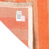 Persian Gabbeh Wool Rug Handwoven in Fars Striped Orange