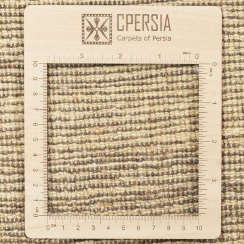 Persian Gabbeh Wool Rug Original Handwoven in Fars Cat in Cream