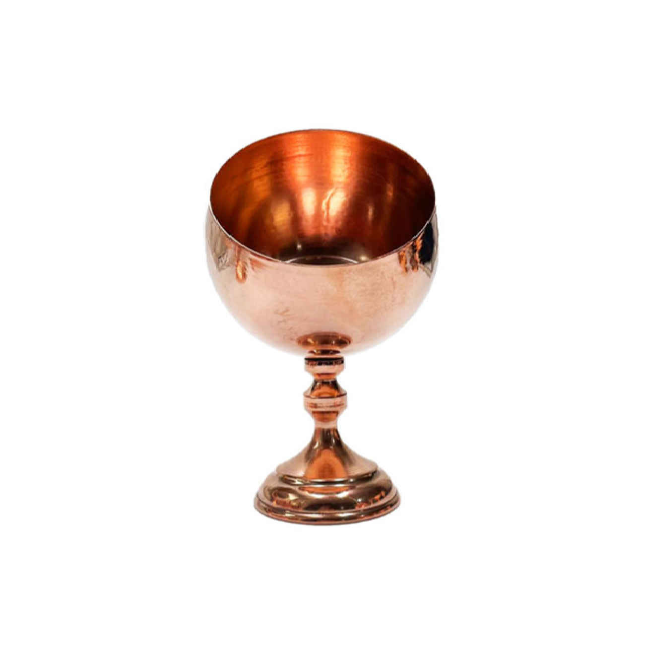 Persian Hammered Copper Bowl with Footed Chic & Lux