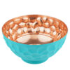 Persian Handcrafted Copper Bowl in Turquoise