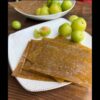 Persian Homemade Green Plum Lavashak – Sour Fruit Leather Roll, 800g