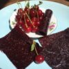 Persian Homemade Sour Cherry Lavashak – Sour Fruit Leather Roll, 400g