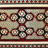 Persian Inspired Wooden Wall Clock - Khatam Marquetry