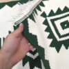 Persian Kilim Qashqai Rug Original Handwoven in Ardabil Geometric White
