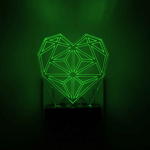 LED Night light with Hearth Design Wall-Mounted Model