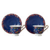 Artistic Porcelain Tea Set in Navy Blue – Classic & Timeless Tea Collection