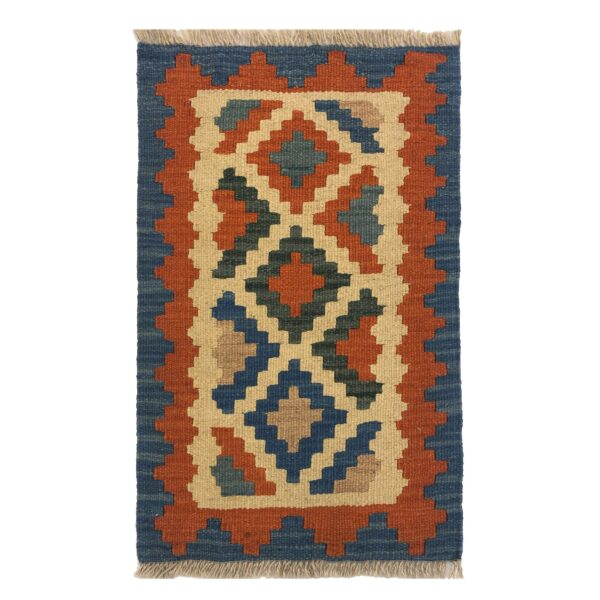 Persian Qashqai Kilim Rug with Wool Handwoven in Firuzabad