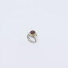 Persian Red Ruby Silver Ring For Men Handcrafted