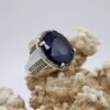 Persian Ruby Silver Ring Handcrafted For Men