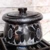 Persian Stone Dizi Pot for Abgoosht with Floral Design