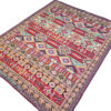 Persian Style Indoor Floor Mat Chic with Geometric Design