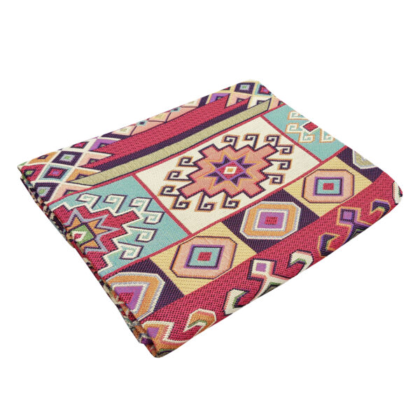 Persian Style Indoor Floor Mat Chic with Geometric Design