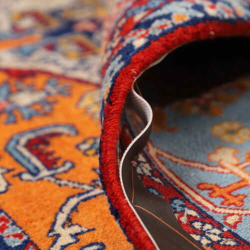 Persian Wool Carpet Hand-Knotted in Isfahan Herati Orange