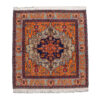 Persian Wool Carpet Hand-Knotted in Isfahan Herati Orange