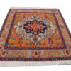 Persian Wool Carpet Hand-Knotted in Isfahan Herati Orange