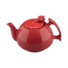 Porcelain Serving Teapot Chic & Luxe in Red