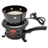 Portable Electric Charcoal Burner - 650W Countertop with Power Indicator Light