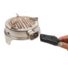 Portable Electric Charcoal Burner in Steel - 750W Countertop