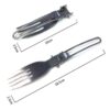 Portable Camping Tableware & Cutlery Set of 4