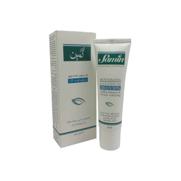 Samin 30% Urea & Eucerin Moisturizing Gel – Intensive Moisturizer and Exfoliator, 30 ml