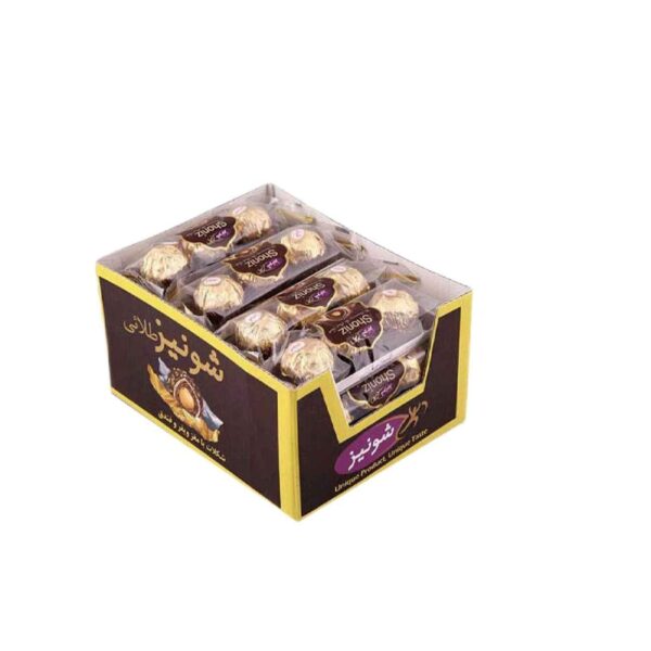 Shoniz Gold Filled Chocolate - 550 gr Pack of 36