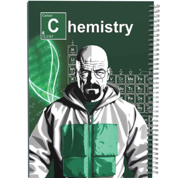 Spiral Notebook in Breaking Bad  Design - 100 Sheets, B5 Size