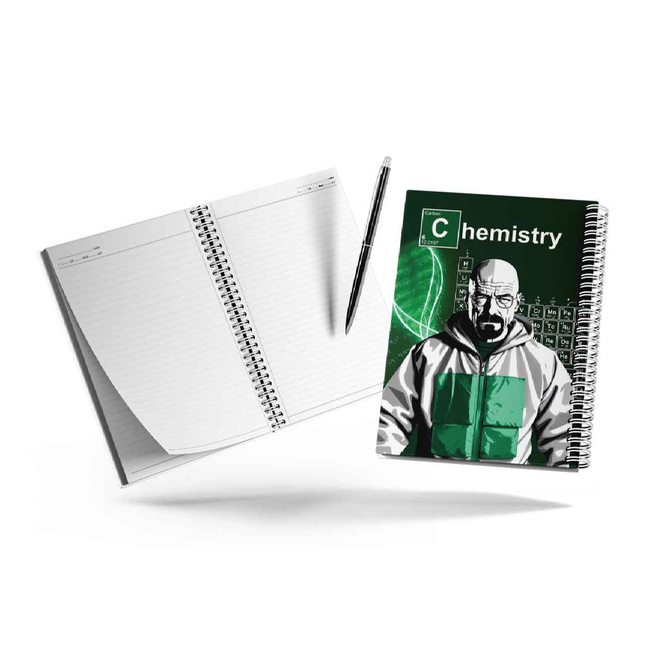 Spiral Notebook in Breaking Bad  Design – 100 Sheets, B5 Size