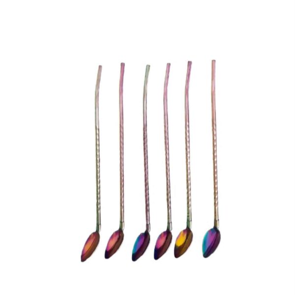 Stainless Steel Bar Spoon Set 6 Pieces Chic & Lux