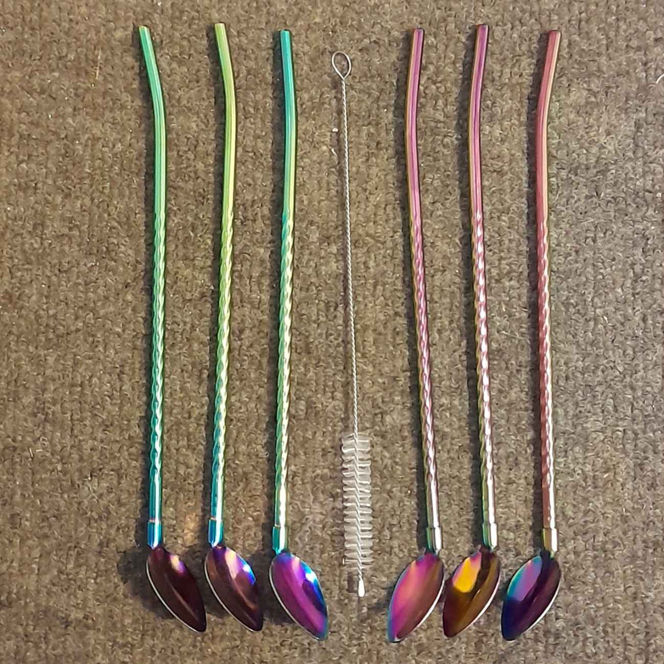 Stainless Steel Bar Spoon Set 6 Pieces Chic & Lux