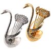 Stainless Steel Bar Spoon Set 6 Pieces with Holder