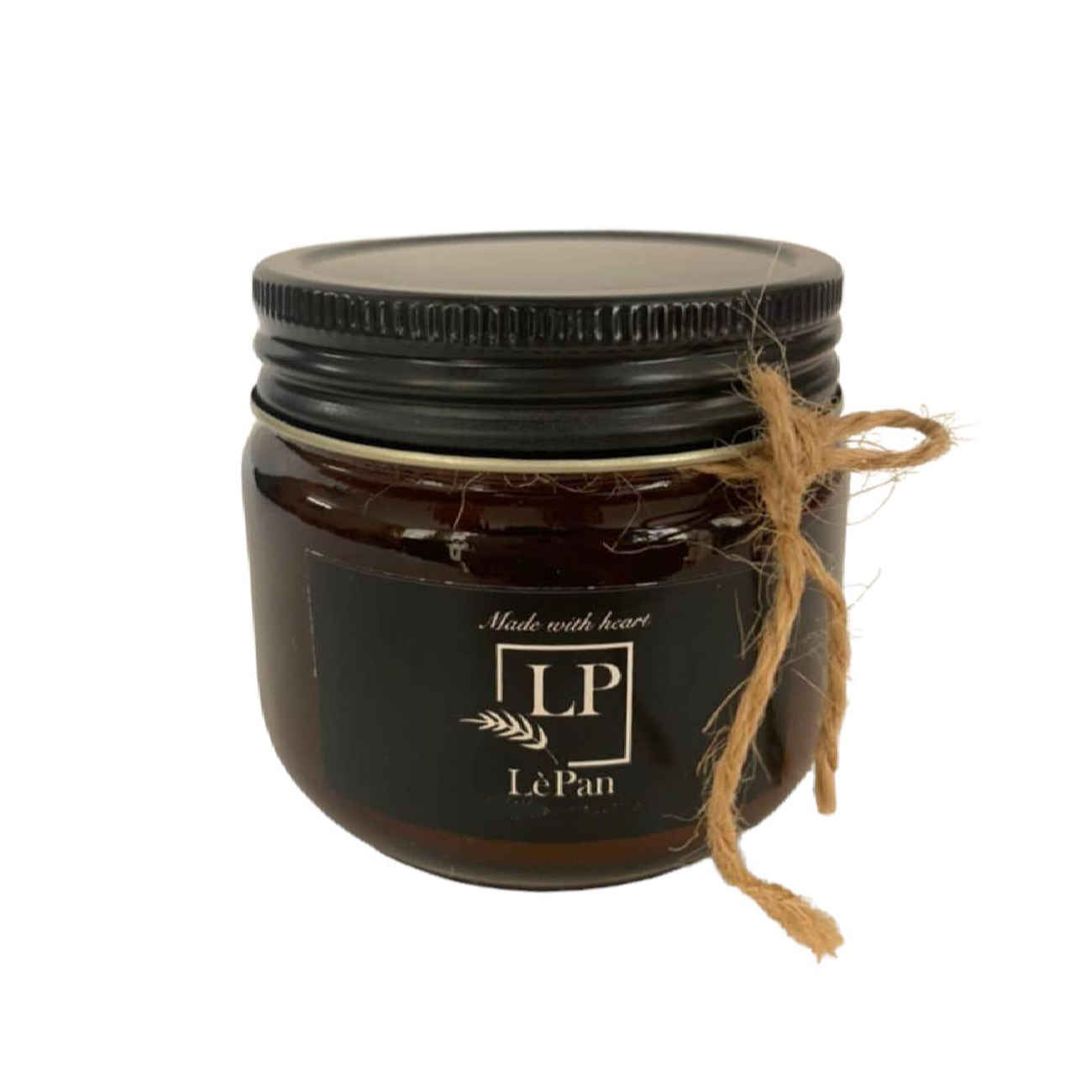 Scented Candle Jar in Brown with Coffee Scent