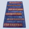 Vintage Persian Hand-Knotted Patchwork Carpet Blue