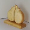 Wooden Hedgehogs Figurine Decorative Sculpture - Funny Home Decor