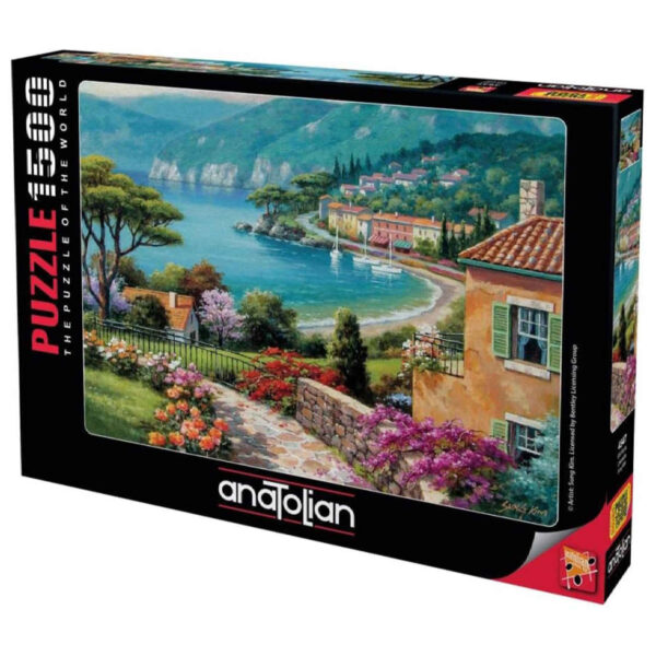 1500-Piece Jigsaw Puzzle - Scenic Retreat by the Water