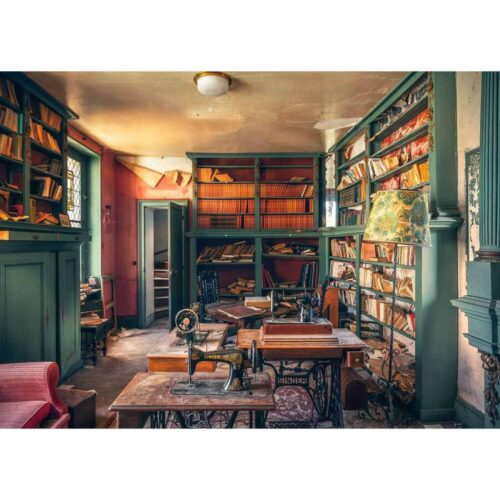 1000-Piece Jigsaw Puzzle-The Secret of the Castle Library