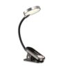 Metal Adjustable Desk Lamp - Clip-On Mini Reading Light - Compact and Convenient