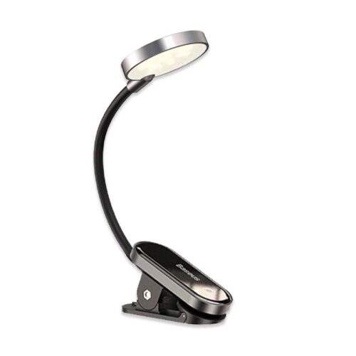 Metal Adjustable Desk Lamp – Clip-On Mini Reading Light – Compact and Convenient