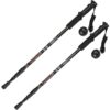 Anti-Shock Hiking Poles: Customizable Height Trekking Accessory (x2)