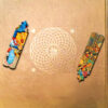 Artistic Persian Inspired Miniature Art Wooden Bookmark - Set of 2