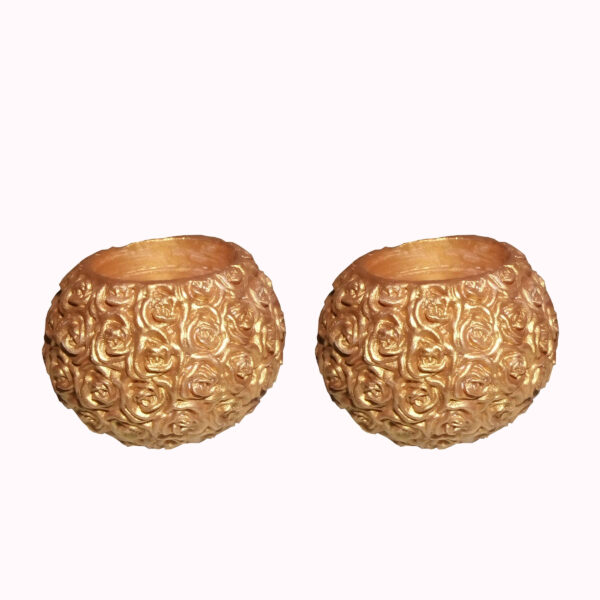 Artistic Resin Incense - Unique for Home Decor with Flower Design Pack of 2