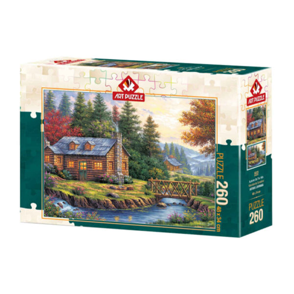 Autumn Serenity on the Hills – 260 Piece Jigsaw Puzzle
