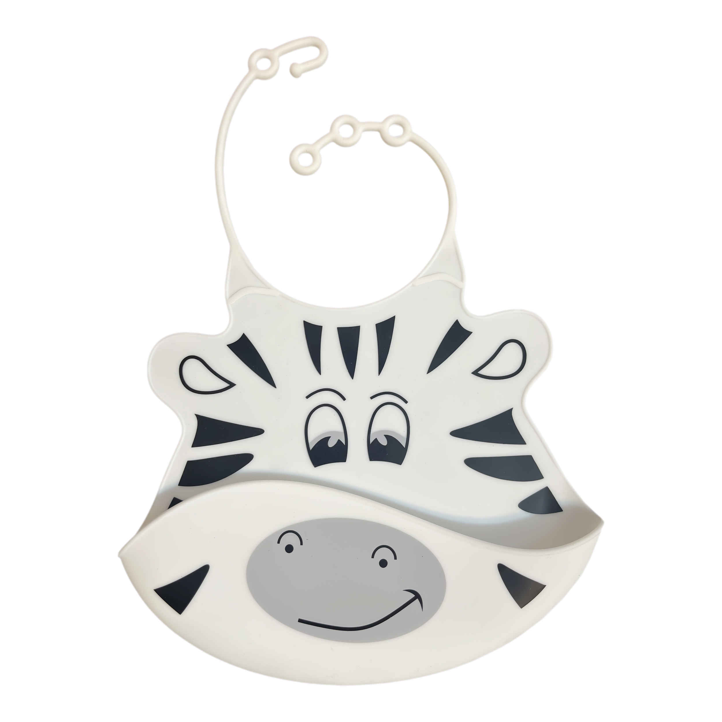 Baby Bib - Durable & Waterproof for Everyday Use in White