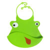 Baby Bib - Keep Your Baby Clean and Dry with Frog Design in Green
