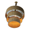 Bohemian Woven Pendant Light - Handwoven Layered