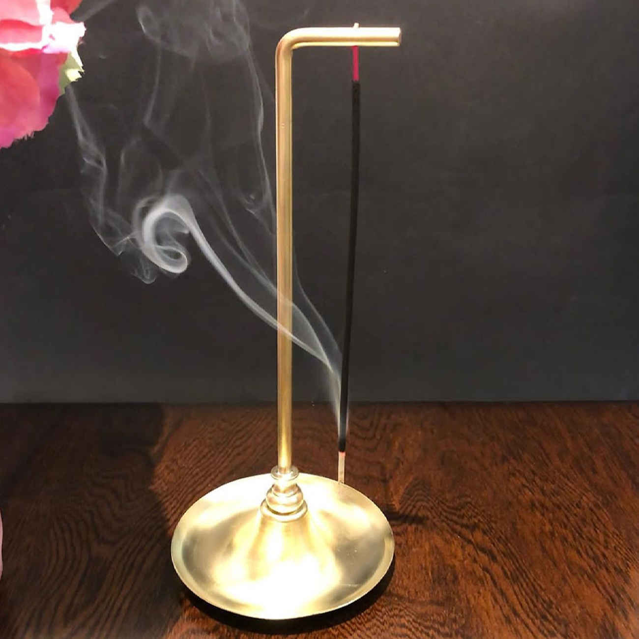 Brass Hanging Incense Holder – for Your Meditation Space in Golden