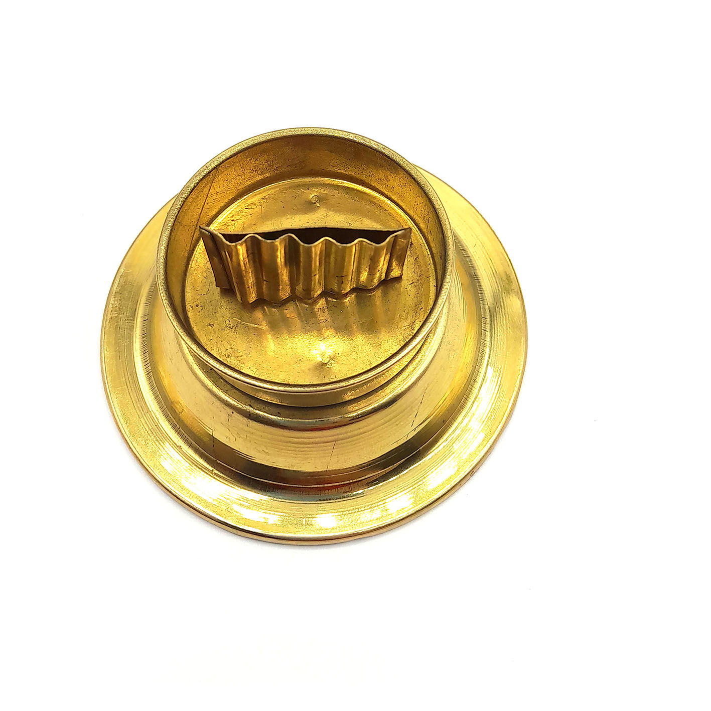 Brass Incense Holder – Ideal for Spiritual Practices & Home Décor with Cylindrical Design