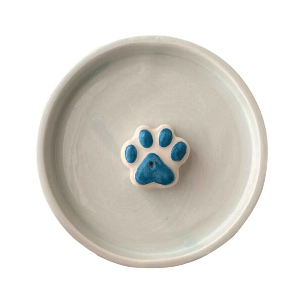 Ceramic Incense Holder – for Home Décor with Raised Paw Model