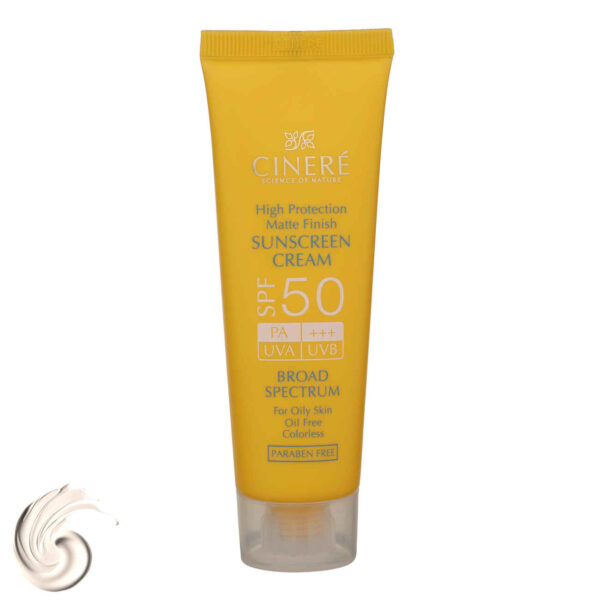 Cinere Colorless Sunscreen Cream SPF50 Maximum UV Protection for Dry & Normal Skin